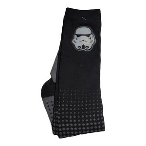 Disney Star Wars Stormtrooper Light Up Black Gray/GreyLong Socks NWOT